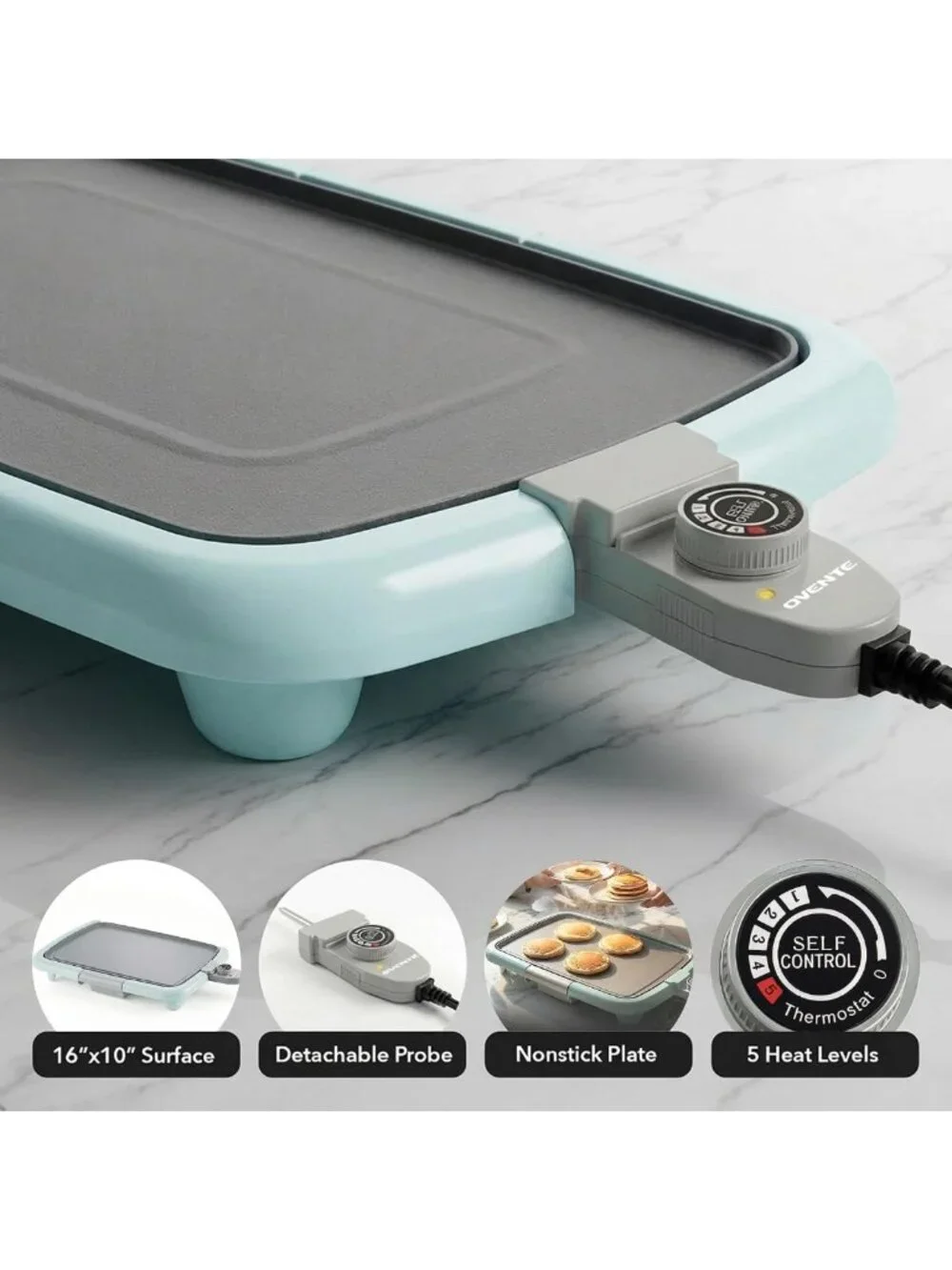 Non-Stick Electric Griddle 16